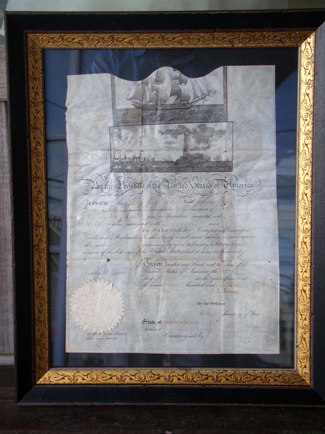 A rare President JOHN QUINCY ADAMS signed ships passsport dated May 4, 1826 — image 5